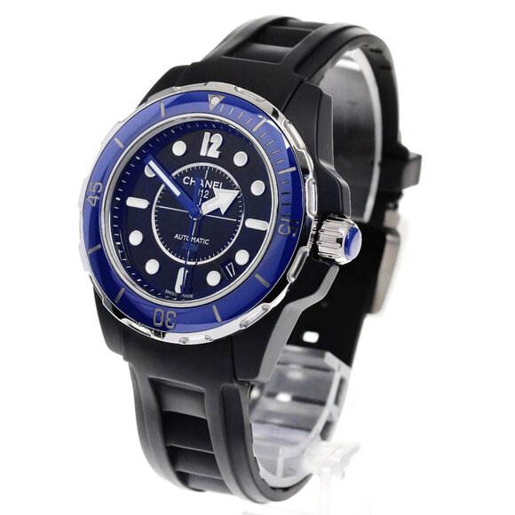 CHANEL J12 Marine 38 H2561 Black Dial Automatic Men's Watch_826581 - Picture 1 of 6
